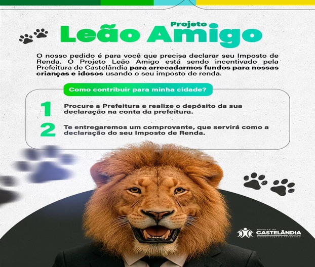 Transforme seu Imposto de Renda em solidariedade!